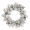 Outlet Christmas Land 24″ (60Cm) Flocked Pinecone Christmas Wreath