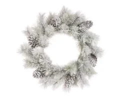 Outlet Christmas Land 24″ (60Cm) Flocked Pinecone Christmas Wreath