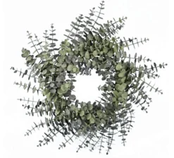 Best Christmas Land 24″ (60Cm) Spiral Eucalyptus Christmas Wreath