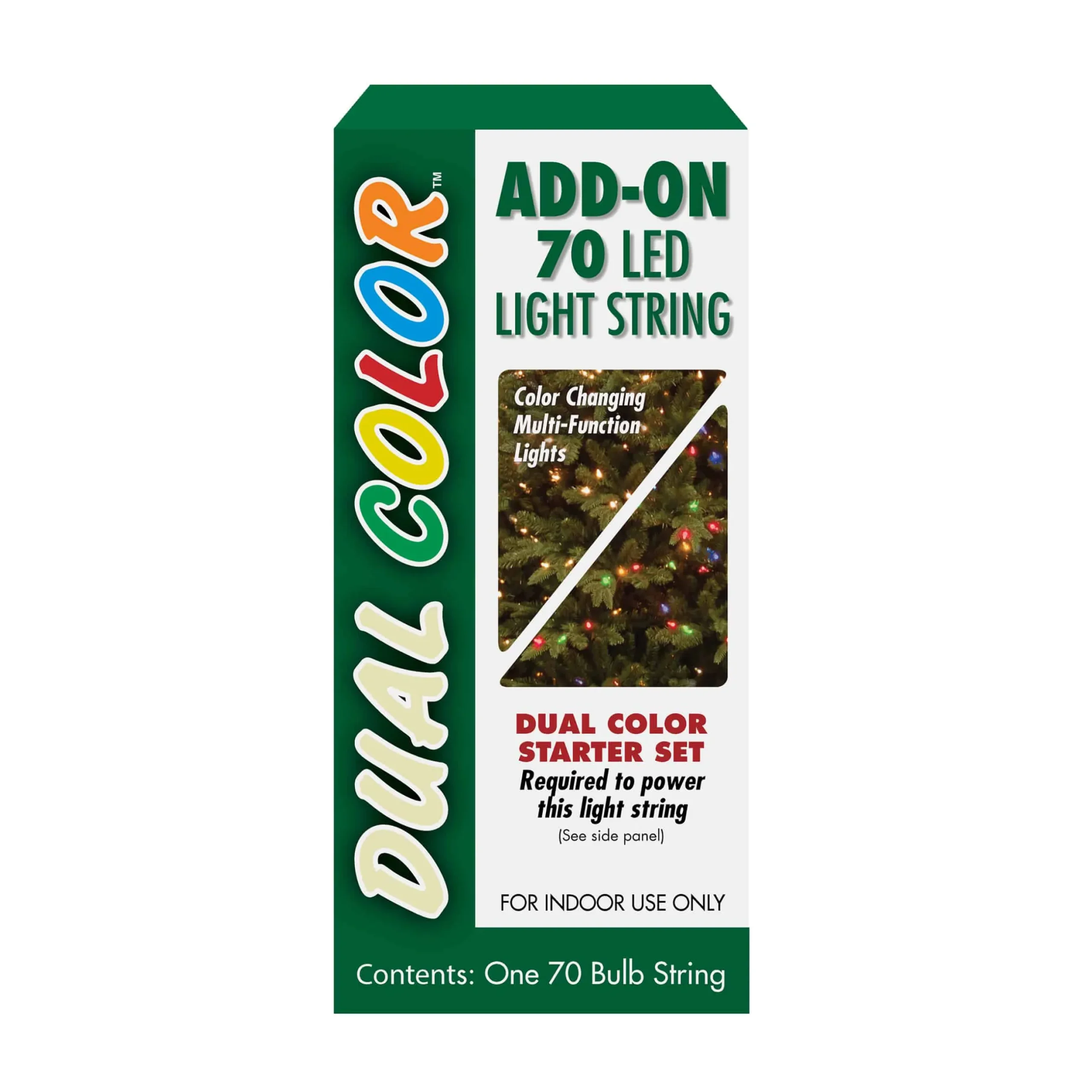 Discount Christmas Land 70 Dual Colour Led Christmas Lights Add-On Set