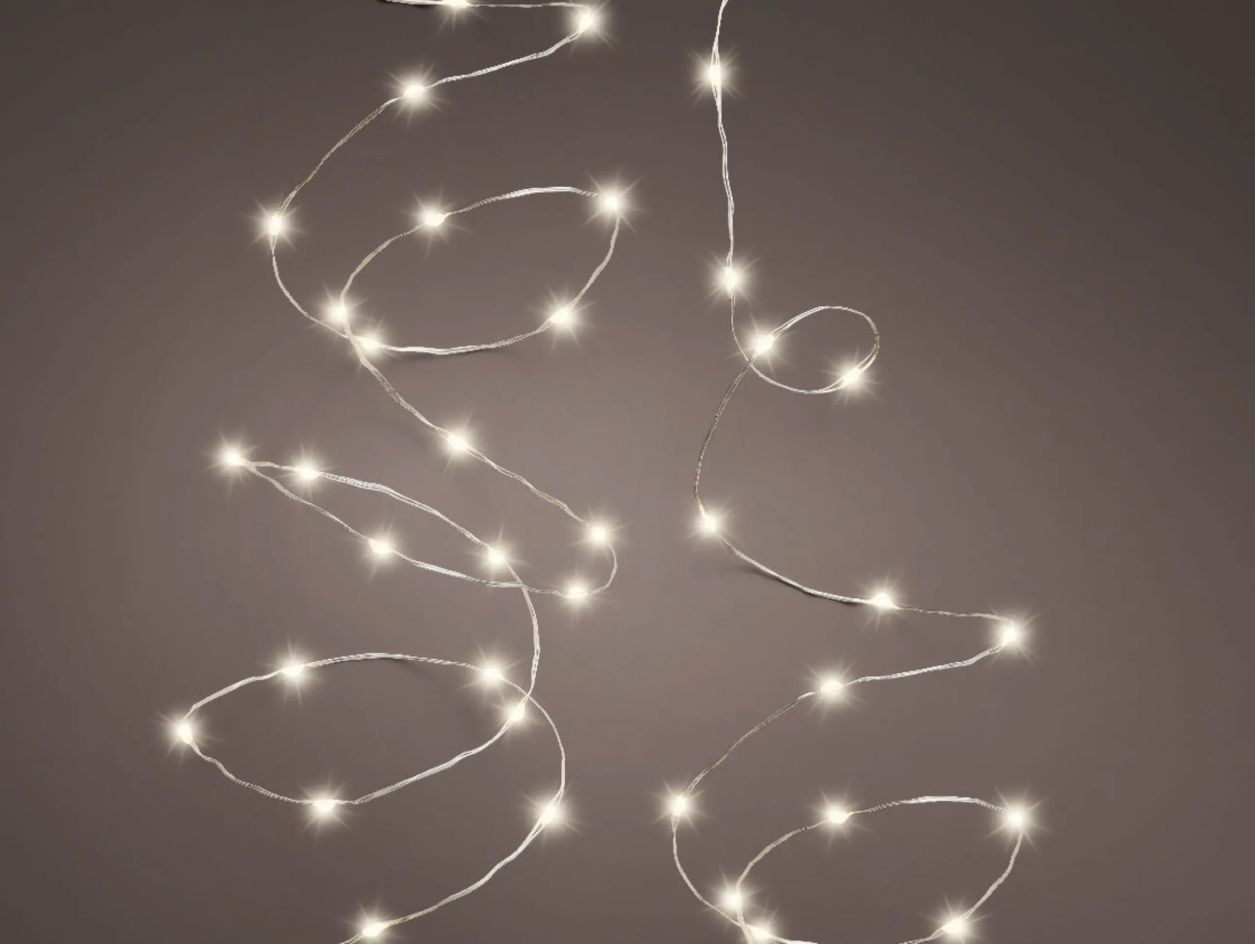 Best Christmas Land 100 Durawise "Micro"Led Warm White Battery Christmas Lights