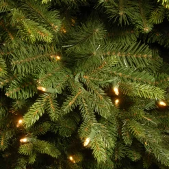 Discount Christmas Land 7.5 Ft Feel Real Carrington Fir Slim Pre-Lit Artificial Christmas Tree