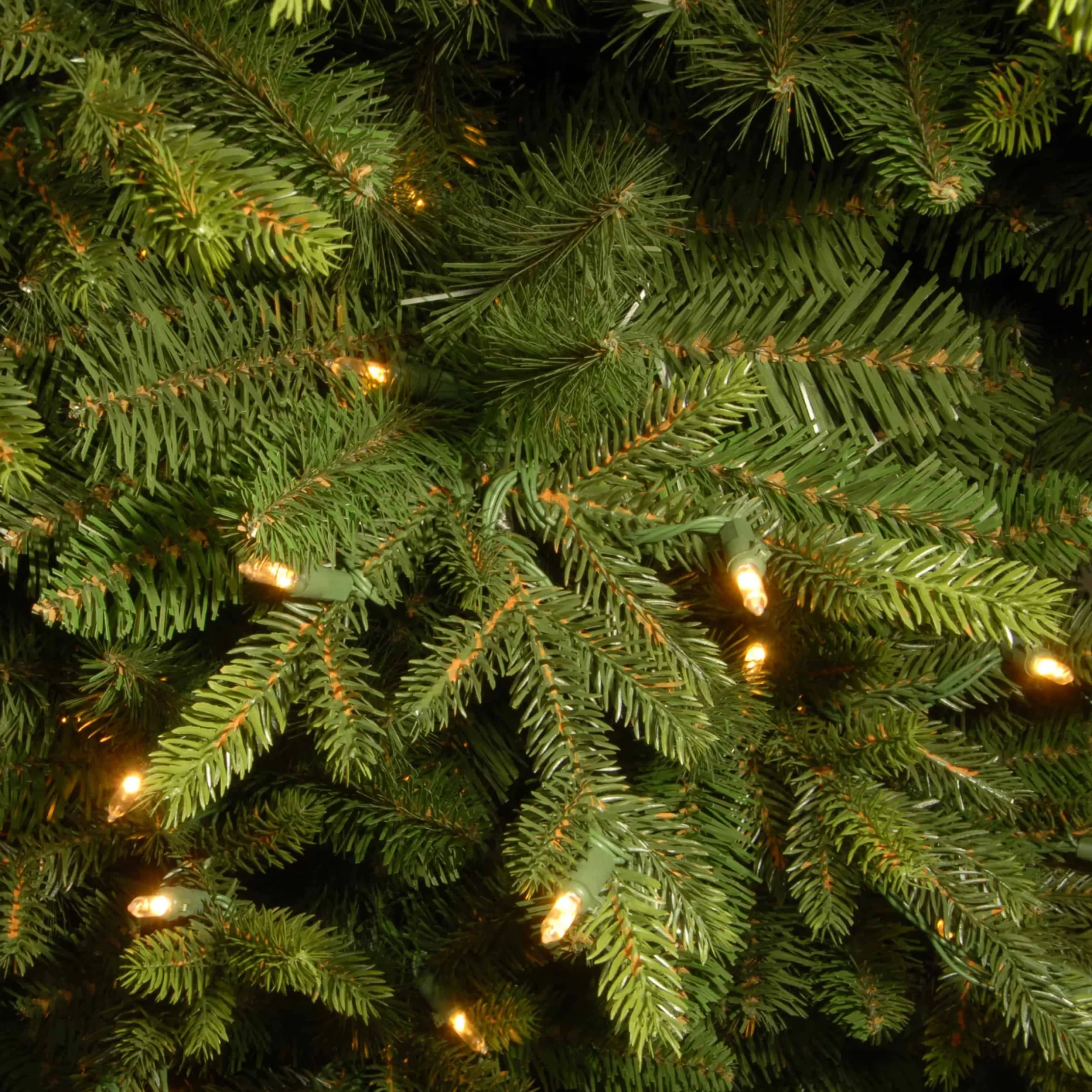 Discount Christmas Land 7.5 Ft Feel Real Carrington Fir Slim Pre-Lit Artificial Christmas Tree