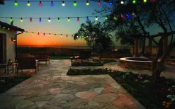 New Christmas Land 10 Led Heavy Duty Festoon Christmas Lights Multicoloured Fdl (5M)