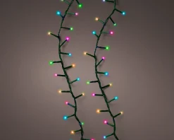 Outlet Christmas Land 1000 Led Multicolour Compact Twinkle Christmas Lights With Green Cable
