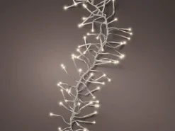 Sale Christmas Land 1512 Led Twinkle Cluster Christmas Lights Warm White Transparent Cable