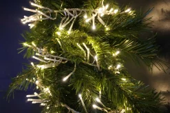 Sale Christmas Land 1512 Led Twinkle Cluster Christmas Lights Warm White Transparent Cable