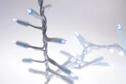 Online Christmas Land 180 Led Xp Heavy Duty Connectable Outdoor Static Cluster Christmas Lights Ice White Fdl (3M)