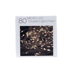 Hot Christmas Land 80 Micro Led Battery Christmas Lights Warm White