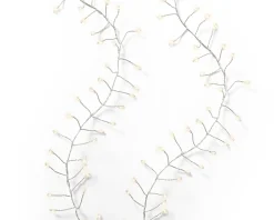 Discount Christmas Land 960 Micro Led Compact Twinkle Christmas Lights Warm White Silver Wire