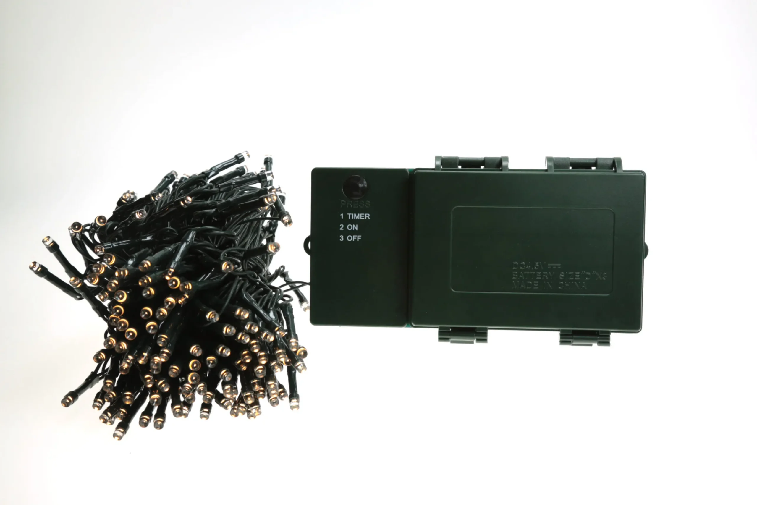 Outlet Christmas Land Battery Powered Warm White Led Christmas Lights