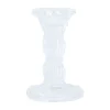 Clearance Christmas Land Clear Glass Candle Holder