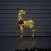 Hot Christmas Land 110Cm Gold Glitter Reindeer With 70 Warm White Led Lights