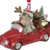 Clearance Christmas Land 32Cm Led Moose In A Car