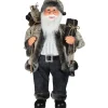 Online Christmas Land 80Cm "Oskar" Santa Figurine