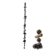 Christmas Land 170Cm Pinecone Garland With Led