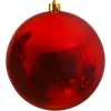 Online Christmas Land 25Cm Red Christmas Bauble