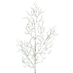 Clearance Christmas Land 68Cm Snowy Twig Spray