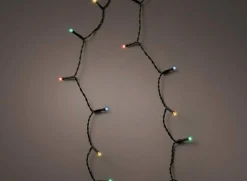 Christmas Land Durawise Multicoloured Battery Christmas Lights With Timer (Black Wire) Various Sizes