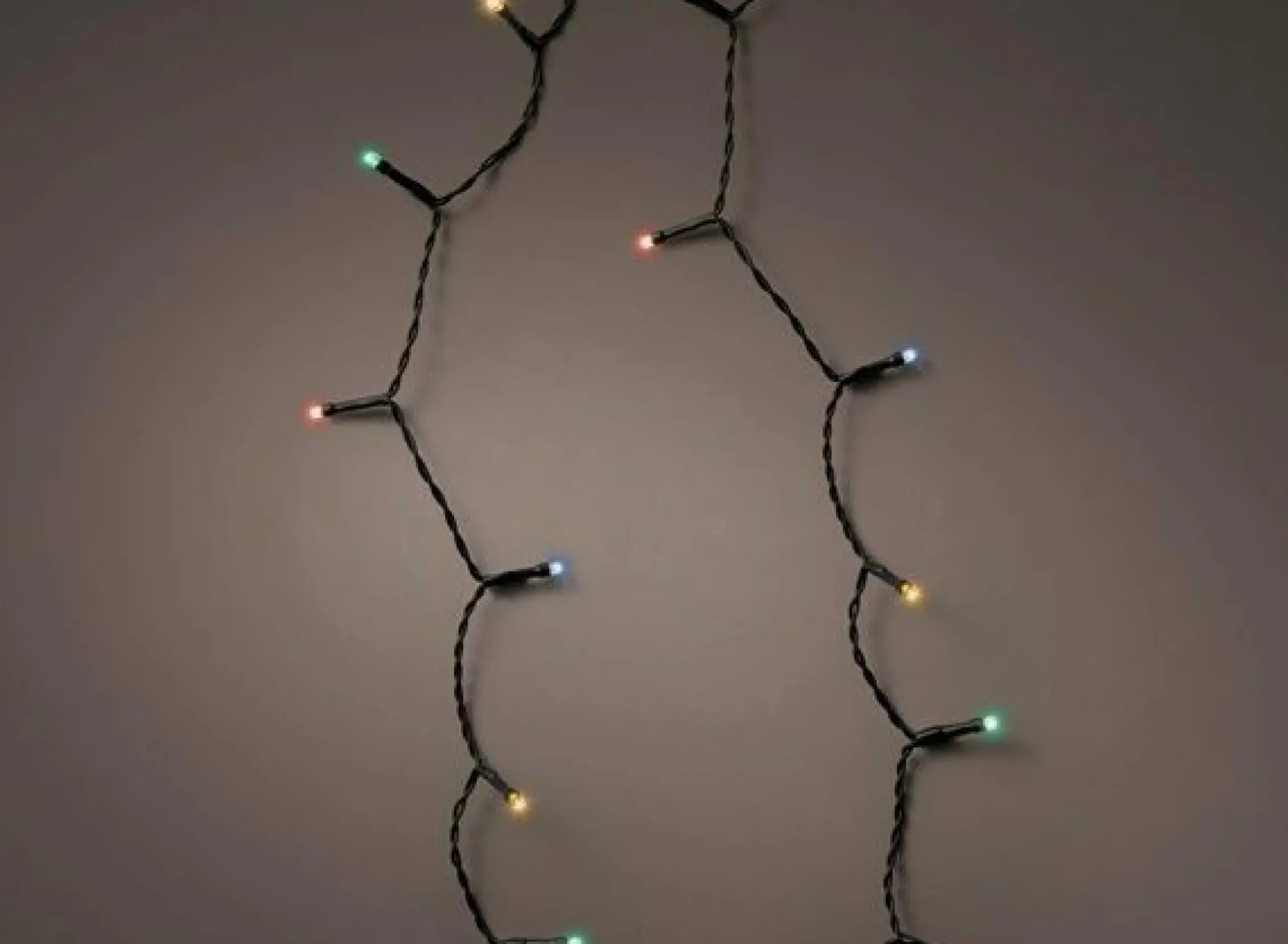 Christmas Land Durawise Multicoloured Battery Christmas Lights With Timer (Black Wire) Various Sizes
