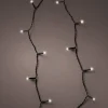 Clearance Christmas Land Durawise Warm White Battery Christmas Lights With Timer (Black Wire) Various Sizes