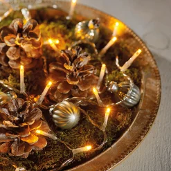 Christmas Land Durawise Warm White Battery Christmas Lights With Timer (Clear Wire) Various Sizes