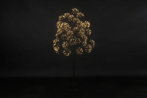 Best Christmas Land 5Ft Artificial Led Christmas Tree Dorion Black