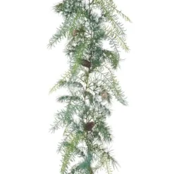 Outlet Christmas Land 6.5Ft Cedar Asparagus Christmas Garland