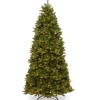 Discount Christmas Land 7.5Ft Feel Real Newberry Spruce Pre-Lit Slim Artificial Christmas Tree
