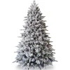 Best Christmas Land 7.5Ft Feel Real Snowy Waterford Pine Artificial Christmas Tree