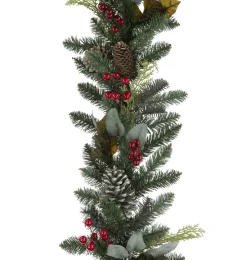 Best Christmas Land 6Ft Hawes Berry Christmas Garland