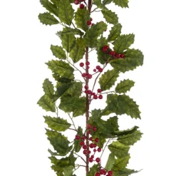 Hot Christmas Land 5Ft Holly Berry Christmas Garland