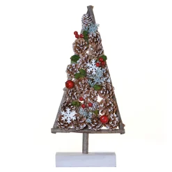 Clearance Christmas Land 1.64Ft Snowflake Pinecone Christmas Tree