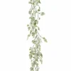 Clearance Christmas Land 5.5Ft Snowy Grape Leaf Christmas Garland
