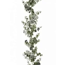 Online Christmas Land 6Ft Snowy Spiral Eucalyptus Christmas Garland