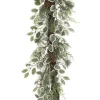 New Christmas Land 6Ft Sparkle Holly Berry Christmas Garland