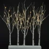 Best Christmas Land 2.5Ft Twinklebirch Grove Led Christmas Trees