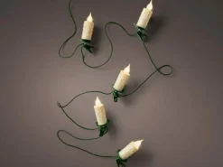 Clearance Christmas Land Jumbo Candle Christmas Lights Warm White