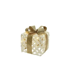 Hot Christmas Land Led Gold Ribbon Gift Box Set