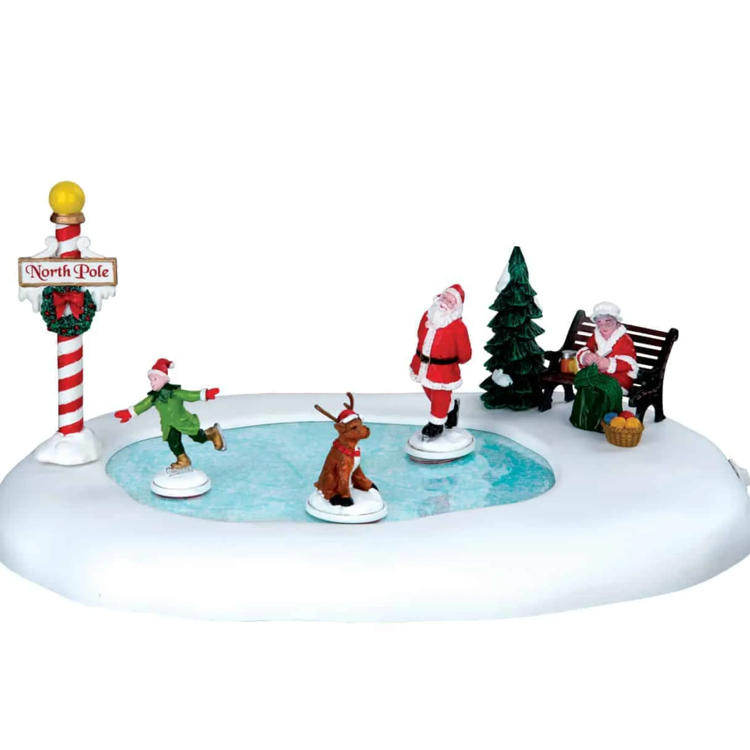 Best Christmas Land Lemax North Pole Ice Follies *Collection Only*