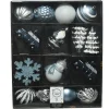 Best Christmas Land Mixed Christmas Bauble Box Winter Blue