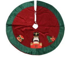 New Christmas Land Nutcracker Polyester Tree Skirt