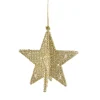 Online Christmas Land Pale Gold 5-Point Star Decor